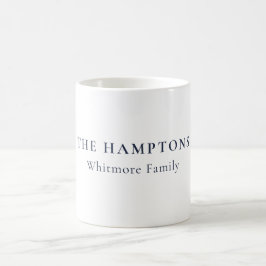 Aangepast Hamptons New York Preppy Kust Cadeau Koffiemok