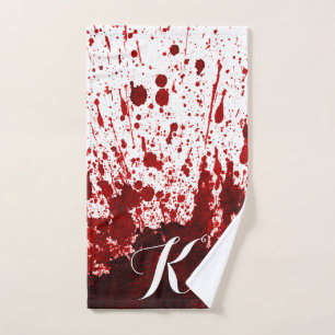 Aangepast handdoek bloedplaatje Vampire kreeg