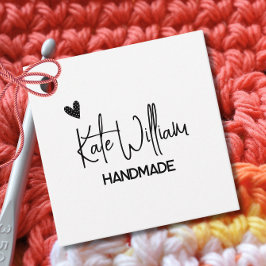 Aangepast handgemaakt door labels voor handgemaakt