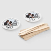 Aangepast handschrift Tekstprogramma Fan Wedding F Handwaaier (Niet-gemonteerd)