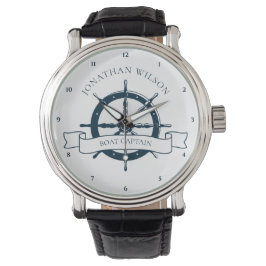 Aangepast  handvat Nautisch wiel Horloge