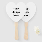 Aangepast Handwaaier (Voorkant en achterkant)