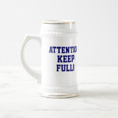 Aangepast Happy 21st verjaardag Beer Stein Bierpul (Links)