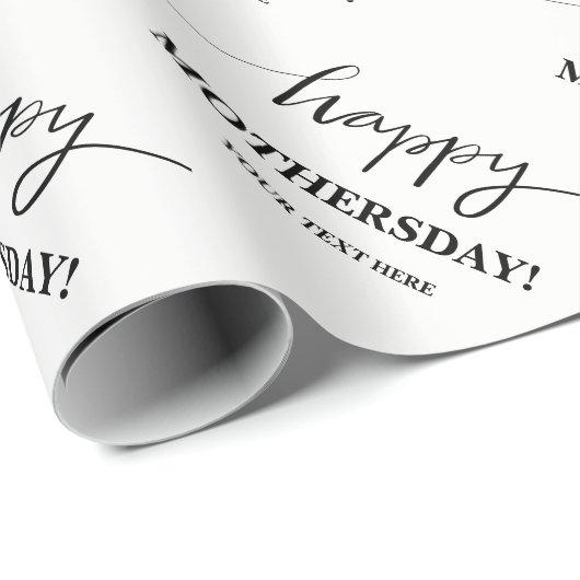 Aangepast Happy Mothers Day-inpakpapier voor moede Cadeaupapier (Rol Hoek)
