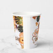 Aangepast Happy Thanksgiving Herfst Company Dinner Papieren Bekers (Rechts)