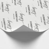 Aangepast, Happy Vaderdag-verpakkingspapier voor v Cadeaupapier (Hoek)