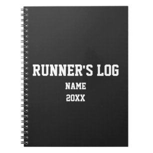 Aangepast harderslogboek Hardloopatleet Marathon S Notitieboek