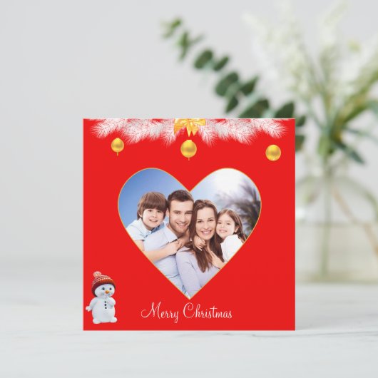 Aangepast hart en geluid kerstman (Staand voorkant)