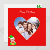 Aangepast hart en geluid voor kerstmis (Voorkant / Achterkant)