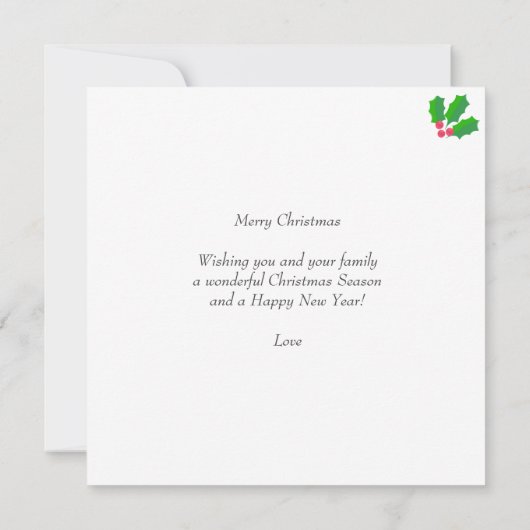 Aangepast hart en geluid voor kerstmis (Achterkant)