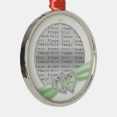 Aangepast hart Limoen lint ornament (Rechts)