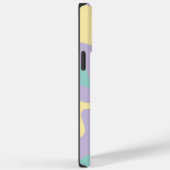 Aangepast hart - Pastel roze, geel, Paars en groen Case-Mate iPhone Case (Achterkant / Rechts)