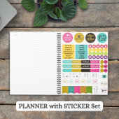 Aangepast Hart Schakelpaneel Patroon Bordeaux Roze Planner