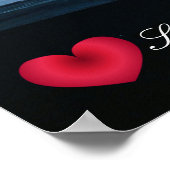 Aangepast hart St. Michaels monteren Cornwall + Ho Poster (Hoek)