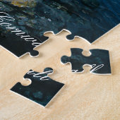 Aangepast hart St. Michaels monteren Cornwall met  Legpuzzel (Zijkant)