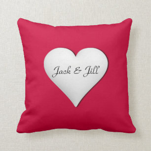 Aangepast hartje kussen