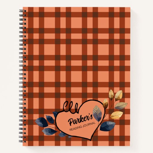 Aangepast hartleesjournaal notitieboek (Voorkant)