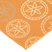 Aangepast Helder Bloemen Monogram Patroon Tafelkleed (Gekanteld)