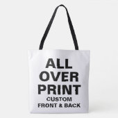 Aangepast helemaal boven afdruk grote schouder-Can Tote Bag (Voorkant)