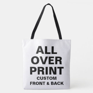Aangepast helemaal boven afdruk grote schouder-Can Tote Bag