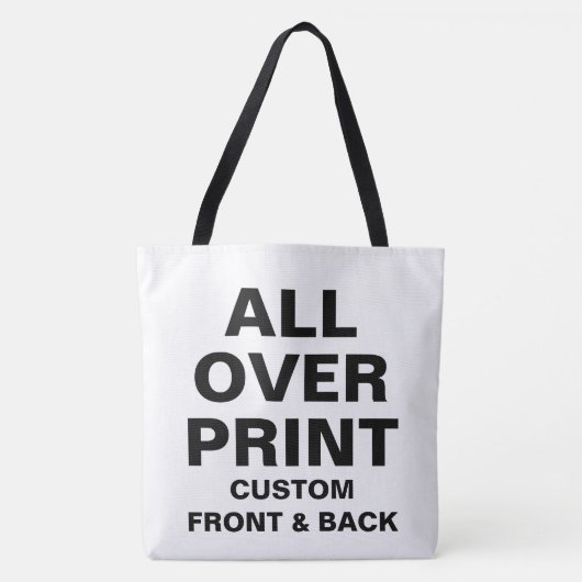 Aangepast helemaal boven afdruk grote schouder-Can Tote Bag (Voorkant)