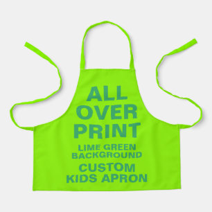 Aangepast helemaal boven Afdrukken Kinder Apron LI Schort