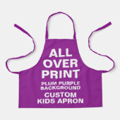 Aangepast helemaal boven Afdrukken Kinder Apron PL Schort (Voorkant)