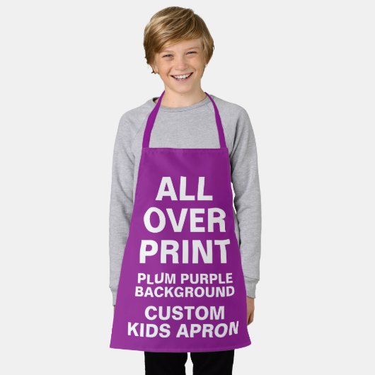 Aangepast helemaal boven Afdrukken Kinder Apron PL Schort (Gedragen)