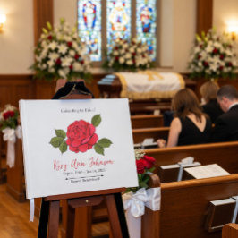 Aangepast Herdenkingsboek voor Funeral Guests Gastenboek