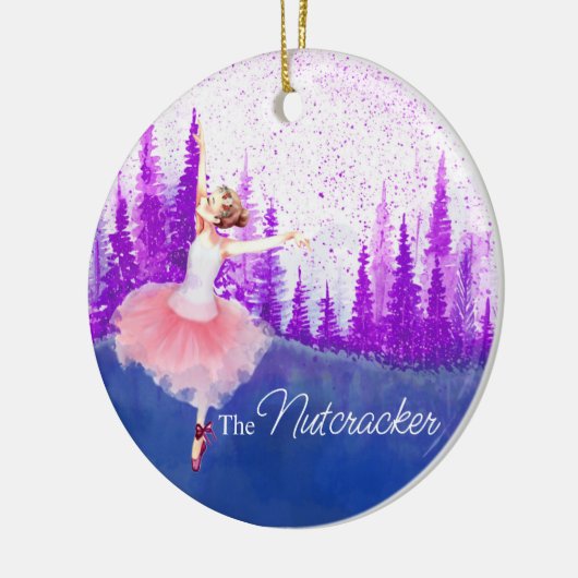Aangepast herdenkingsmerk Nutcracker Ballet keepom Keramisch Ornament (Links)