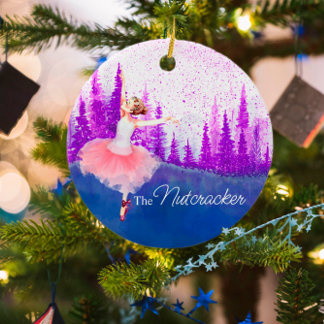 Aangepast herdenkingsmerk Nutcracker Ballet keepom Keramisch Ornament