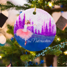 Aangepast herdenkingsmerk Nutcracker Ballet keepom Keramisch Ornament