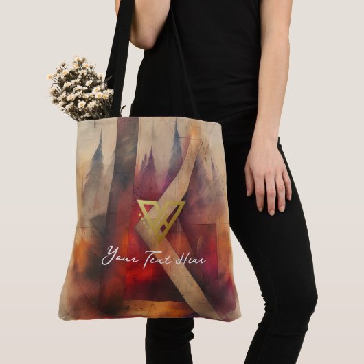 Aangepast: herfstschemering: Waterverf Hues Tas. Tote Bag (Dichtbij)