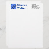 Aangepast hergebruikspapier briefhoofd (Voorkant / Achterkant)