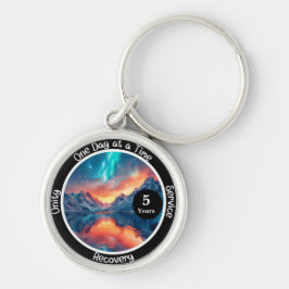Aangepast herstelmijlpaalcadeau - Sereniteit Sleutelhanger