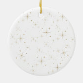 Aangepast hertenkerstornament keramisch ornament (Achterkant)