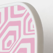 Aangepast hexagon polygon Retro Art Style Patroon Pickleball Paddle (Links Detail)