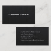 Aangepast hexagonal Honeycomb Carbon Fibre Visitekaartje (Voorkant / Achterkant)