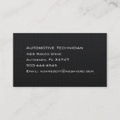 Aangepast hexagonal Honeycomb Carbon Fibre Visitekaartje (Achterkant)