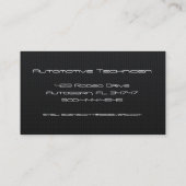 Aangepast hexagonal Honeycomb Carbon Fibre Visitekaartje (Achterkant)