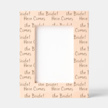 Aangepast Hier Komt de Bruid Tekstpatroon