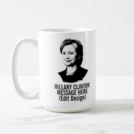 Aangepast Hillary Clinton Koffiemok (Links)