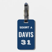 Aangepast Hockey Bag-Label Bagagelabel (Achterkant verticaal)