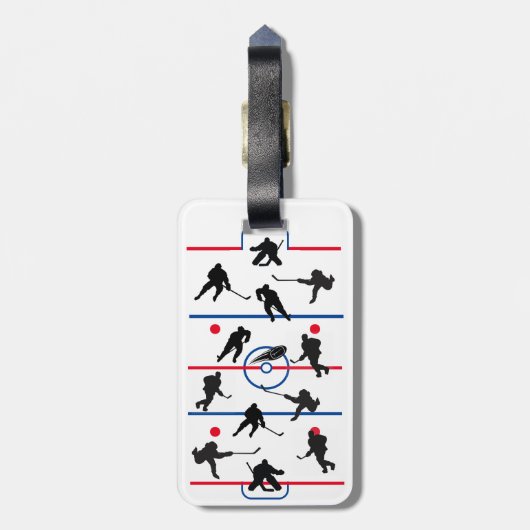 Aangepast Hockey Bag-Label Bagagelabel (Achterkant verticaal)