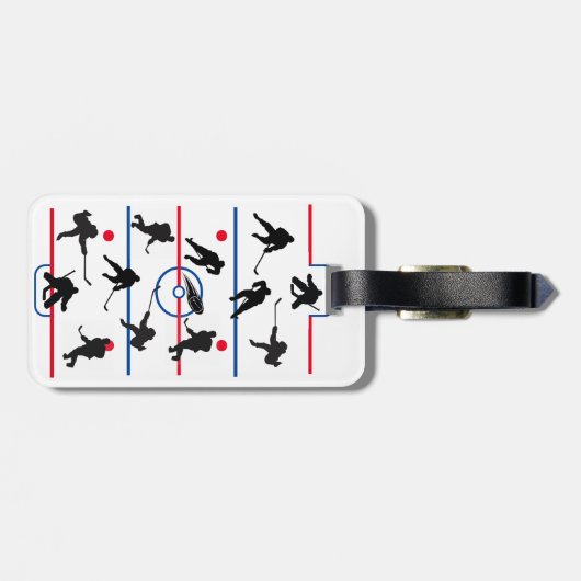 Aangepast Hockey Bag-Label Bagagelabel (Achterkant horizontaal)