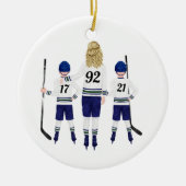 Aangepast Hockey Ornament (Voorkant)