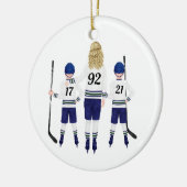 Aangepast Hockey Ornament (Links)