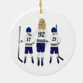 Aangepast Hockey Ornament (Achterkant)