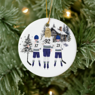 Aangepast Hockey Ornament