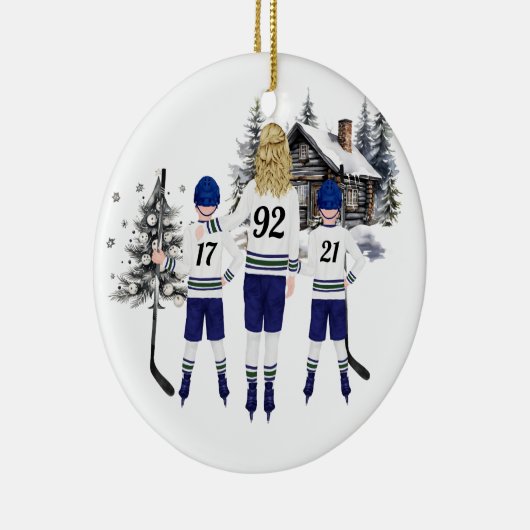 Aangepast Hockey Ornament (Rechts)